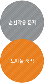 순환작용 문제 노폐물 축적